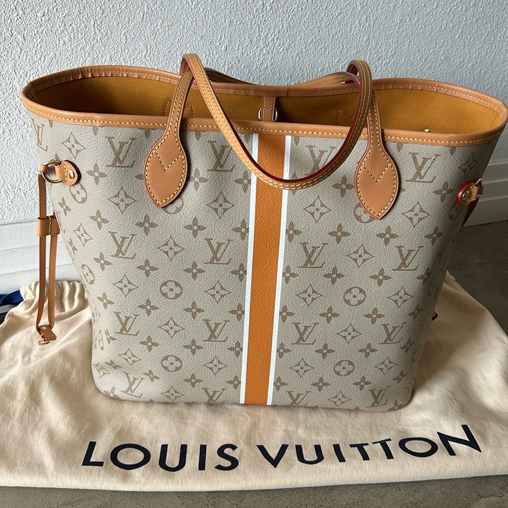 ♥️ SOLD DIRECT 🦄 Rare Louis Vuitton Neverfull MM - Picture 3 of 9